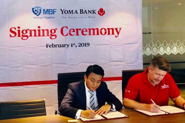 Our Client, MBF, made funding agreement with YOMA BANK